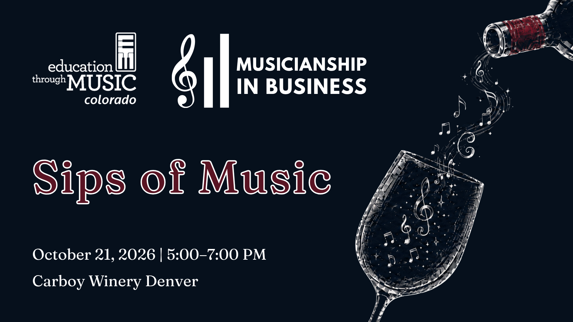 Sips of Music - MIB Event